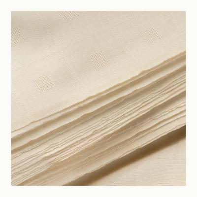 China Organic Cozy 20%silk 80%viscose 10 lbs 91cm Width 30103 White Jacquard Full Shrubs Fabric for sale