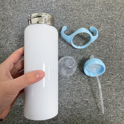 China Newest 8oz PORTABLE Sublimation Blank Sippy Cup Stainless Steel Vacuum Insulated Baby Bottle With Nipple DIY Baby Milk Bottle for sale