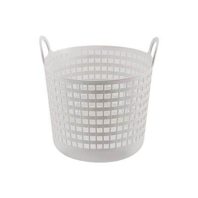 China QH6-181 Factory direct sale portable plastic laundry basket laundry storage basket clothes bathroom storage for sale