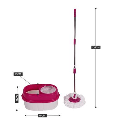 China Sustainable Rotating Wet And Dry Mop With Bucket Floor Cleaning 360 Rotating Mop And Bucket Set for sale