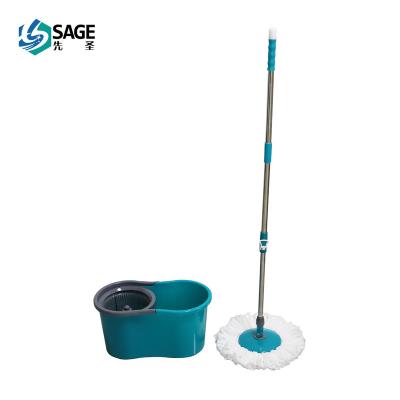 China Household Viable 360 ​​Degree Rotating Double Drive Mop And Bucket Cleaning Tools Microfiber Floor Magic Mop for sale