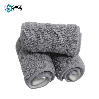 China High Sustainable Absorbent Microfiber Flat Towels In Rectangular Shape Head for sale