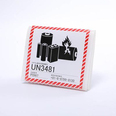 China Waterproof Clear Logo Candle Warning Label Stickers Custom Printing Logo for sale