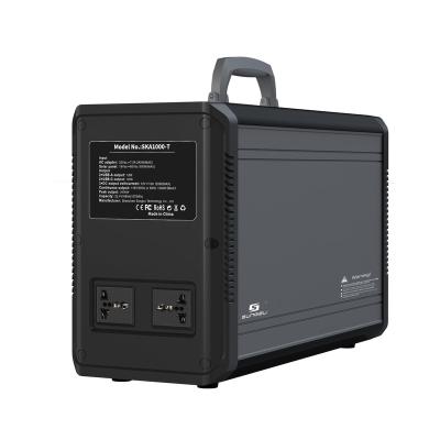 China Air Compressor 2000w 1500w 1000w 500w 300w Home 110v 220v Generator Power Station Camping Solar Portable Power Station for sale