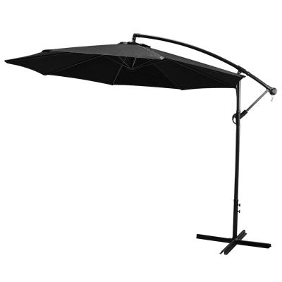 China Minimalist Outdoor Patio Umbrella 9 Foot Table Umbrella Market Patio Umbrella with Push Button Tilt and Crank for sale