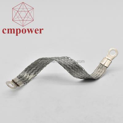 China Flexible Power Strap Grounding Jumper Grounding Soft Copper Earth Connection for sale