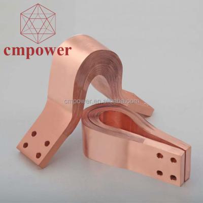 China Power CMP Laminated Flexible Copper Foil Strip High Current Connector for sale