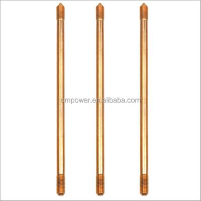 China Copper Clad Steel-Copper Clad Steel Ground Rod Galvanized Electrical Grounding Rod for sale