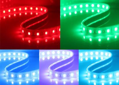 China 14.4W SMD Flexible LED Strip Lights , 12v Led Strip Lights Waterproof for sale