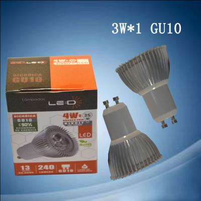 China High Lumen Brightest GU10 LED Spotlights Dimmable With 2 Years Warranty for sale