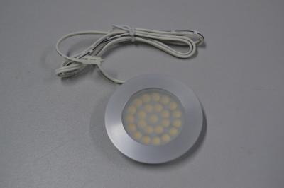 China Kitchen / Closet Led Cabinet Light Warm White 12V 1.6W Round for sale