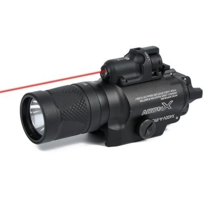 China X400V Light 500 Lumens pistol Red Laser Constant/Momentary/Strobe Output Rifle light Flashlight en venta