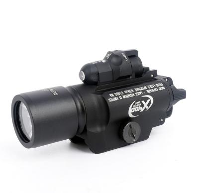 中国 SPINA OPTICS X400 Ultra LED Light Tactical flashlight with red laser For Indicator Hunting hiking 販売のため