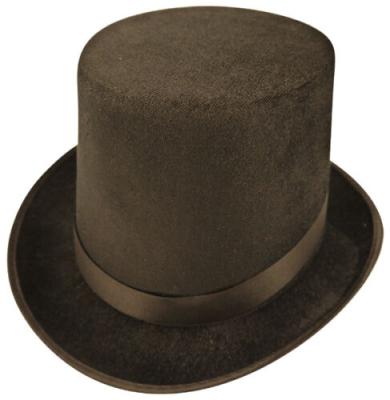 China New Comfortable Big Brown Top Hat Adult Magician Costume Hat CG243 for sale