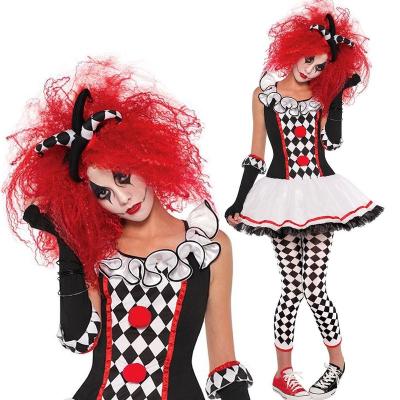 China Costume Ladies Women Clown Outfit CS84 Harlequin Honey Jester Halloween Fancy Dress Costume for sale