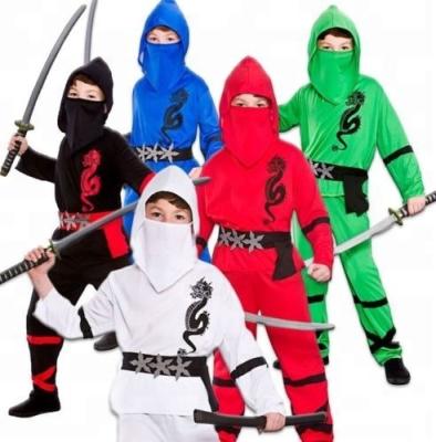 China Polyester Boys Operate Ninja Japanese Samurai Warrior Kid Children Costume Fancy Dress Equipment CA1097 for sale