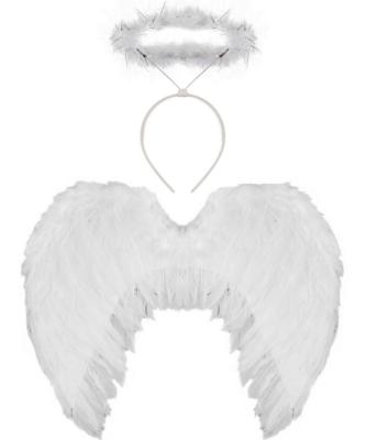 China Fancy costume ANGEL COSTUME FLIES HALO COSTUME WOMEN CHRISTMAS EQUIPMENT CHOOSE ACCESSORY for sale