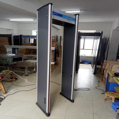 China 6 zones AB600A LED display walkthrough metal detector for sale