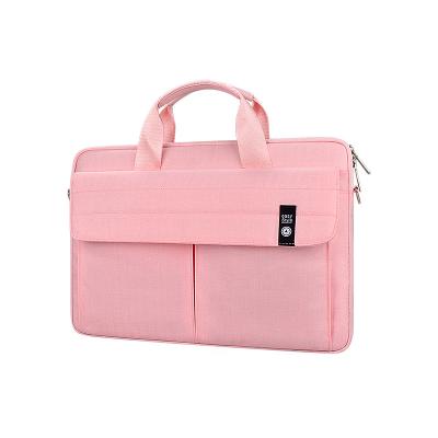 China Lightweight Velvet Waterproof Drop-proof Scratch-proof Protective Shoulder Handbag Messenger Business Nylon Bag for sale