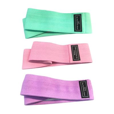 China Durable Custom Elastic Resistance Bands Workout Hip Bands Elastic Yoga Resistance Bands for sale