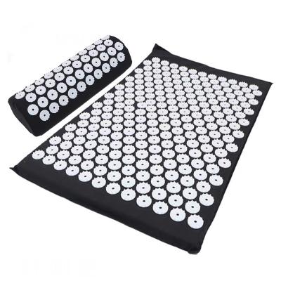 China Yoga Exerciser OEM Acupressure Mats Pillow Yoga Mats Spike Mat Head Neck Foot Anti-stress Needle Massager for sale