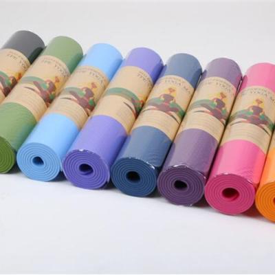 China Fitness Pilates Gym Eco-Friendly Anti Slip Logo Pilates Tape Custom Yoga Mat For Fitness Pilates Gym With Cushion for sale