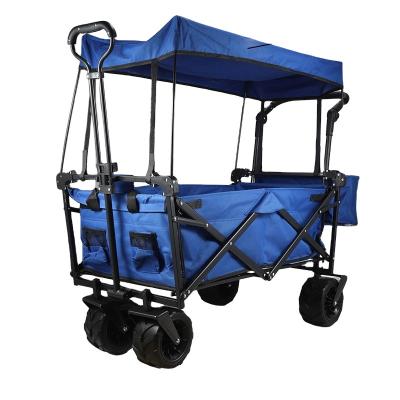 China Storage Cart Beach Folding Cart Steel Heavy Duty Folding Cart for sale