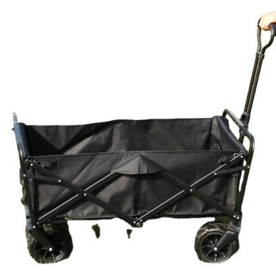 China Folding Storage Hand Cart Garden Camping Cart 4 Wheel Hiking Cart for sale