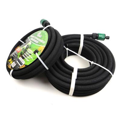 China Adjustable Corrugated Irrigation Garden Hose Soaker Drip Hose Spout Connector Hose Pipe for sale