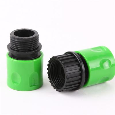 China Adjustable Plastic Garden Water Hose Connect / Quick Connector Garden Hose Tools for sale