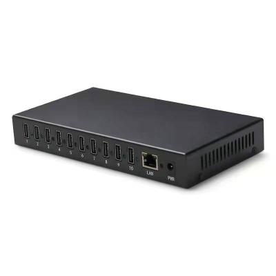 China The iron shell USB ten port switch for gaming competition for sale