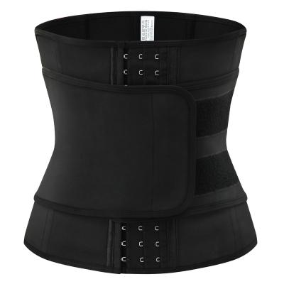 China New Design Waist Trainer Breathable Adjustable Abdominal Band 9 Bone Rubber Waist Trainer for sale