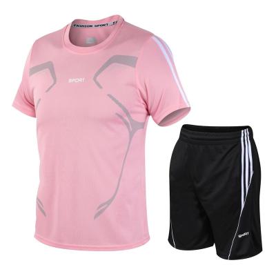 China Quick-drying Quick-drying Men's Fitness Breathable Sports Suits Children's Casual Short-sleeved Running Sportswear for sale