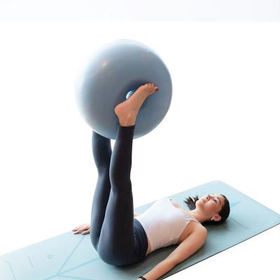 China Portable Pilates Donuts Form Slimming And Thicken PVC Diameter 45-50cm Yoga Fitness Apple Yoga Ball Explosion Proof Donuts for sale