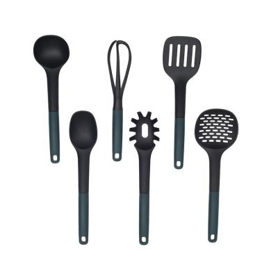 China 6Pcs Sustainable Custom Nylon Kitchen Accessories Food Grade Kitchen Cookware Set for sale