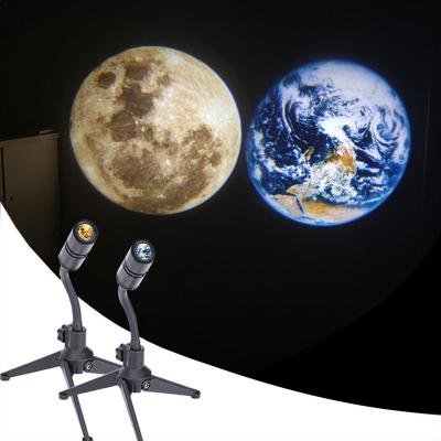 China Modern USB 5V Rechargeable Galaxy Proyector LED Night Light 3D Planet Projection Lamp Decor Sky Moon Earth Projector for sale