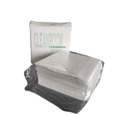 China Sustainable Nonwoven Cellulose Polyester Cleaning Wipes Lint Free Paper 0609 for sale