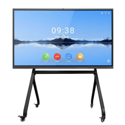 China Interactive Series All In One Led Screen Smart Touch Board Software Whiteboard Unit Price Touchscreen Floor Lcd Display for sale