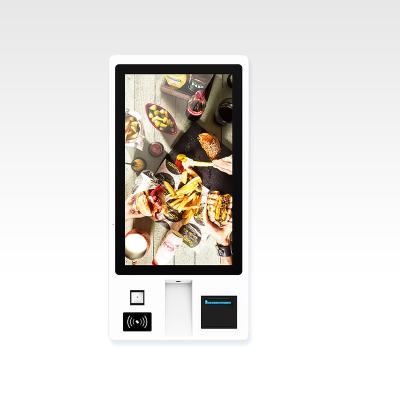 China 32inch Android advertising player self service stand kiosk for advertising in supermarket for sale