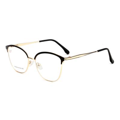 China Fashion Sunglasses Eye Spectacle Metal Frame Optical Glasses 2023 Newest Women Men Best Rate Fashionable Optical Frames for sale