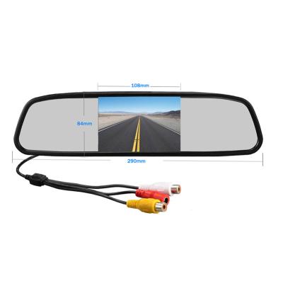 China 5 Inch HD Reversing Rearview Mirror Car Reversing Camera Mirror Surveillance Reversing Camera Suitable For 5 Inch Cars for sale