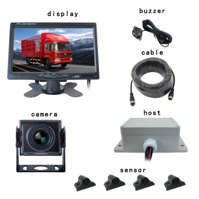 China Hot Selling Digital LED Display Small Crescent Truck Reversing Sensor System Used On System Sale for sale