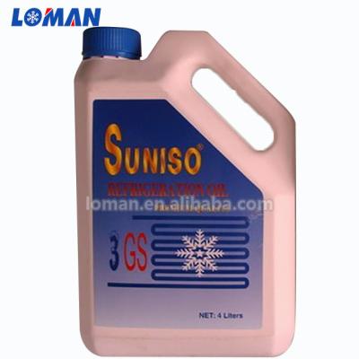 China Industrial Lubricant 3GS 4GS 5GS Suniso Refrigeration Oil Lube Oil Compressor Oil for sale