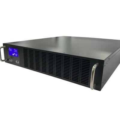 China 6kva Racked Mini DC UPS Short Circuit Protectioned 6000VA/5400W Rated Power For Online Router for sale