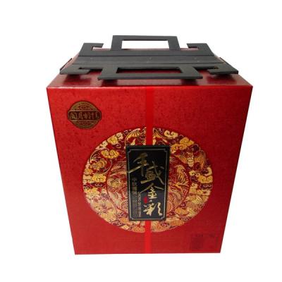 China Biodegradable Custom Printed Luxury Chinese Traditional Gift Box For Moon Cake Festival High End Classic Food Gift Box With Drawers for sale