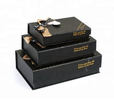 China High quality biodegradable chocolate box with magnet closure for sale