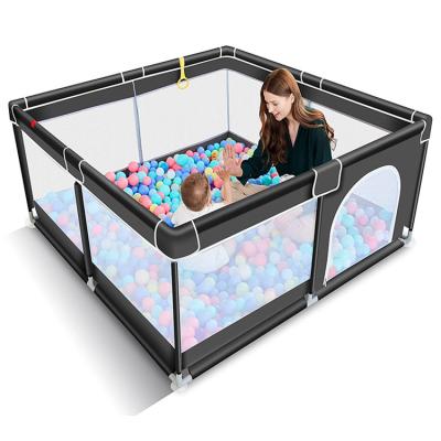 China Modern Easy Install Indoor Baby Playpen For Kids Pool Balls Fence Newborn Baby Safety Fence Playpen for sale