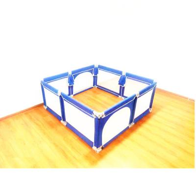 China Modern High Quality Square Baby Safety Fence New Baby Safety Fence Blue Cotton Baby Products Playpen for sale