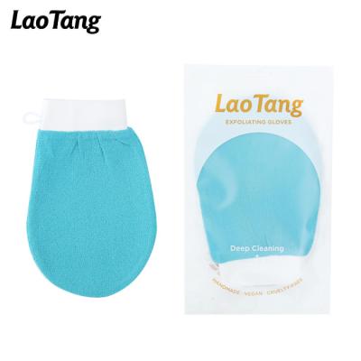 China EXFOLIATING High Quality Stain Goods Bath Glove Scrub Glove Exfoliating Glove Scrubber Glove Tan Remover for sale