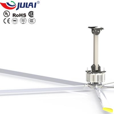 China Hotels JULAI OEM 6.1m 20ft HVLS Warehouse Large Cooling Large Ceiling Fan Nature Energy Saving Industrial Wind for sale